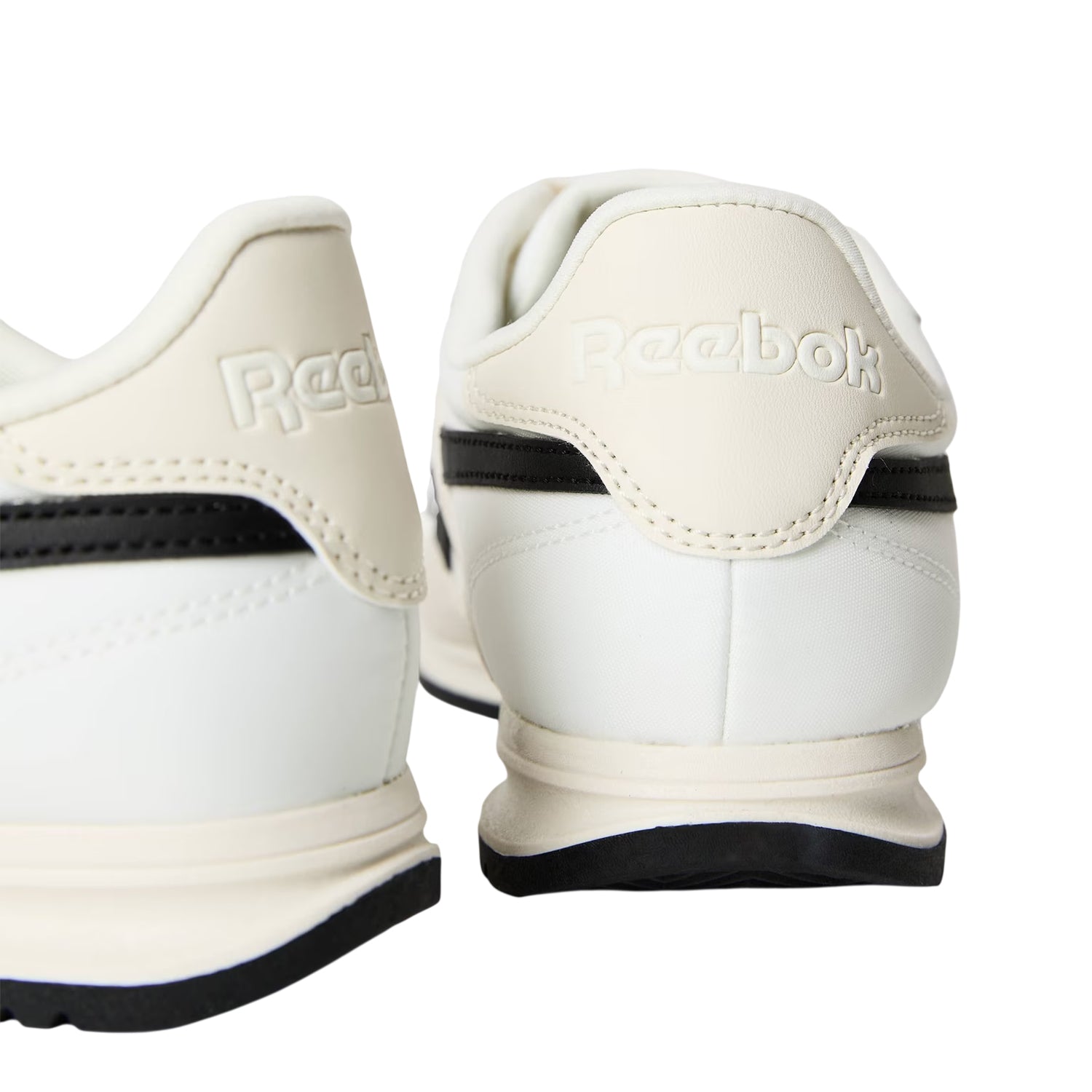White-Black - Lifestyle - Reebok Womens-Ladies World 70 Logo Trainers