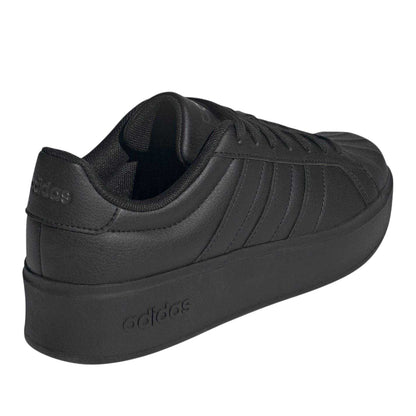 Triple Black - Back - Adidas Womens-Ladies Streetalk Bold Trainers
