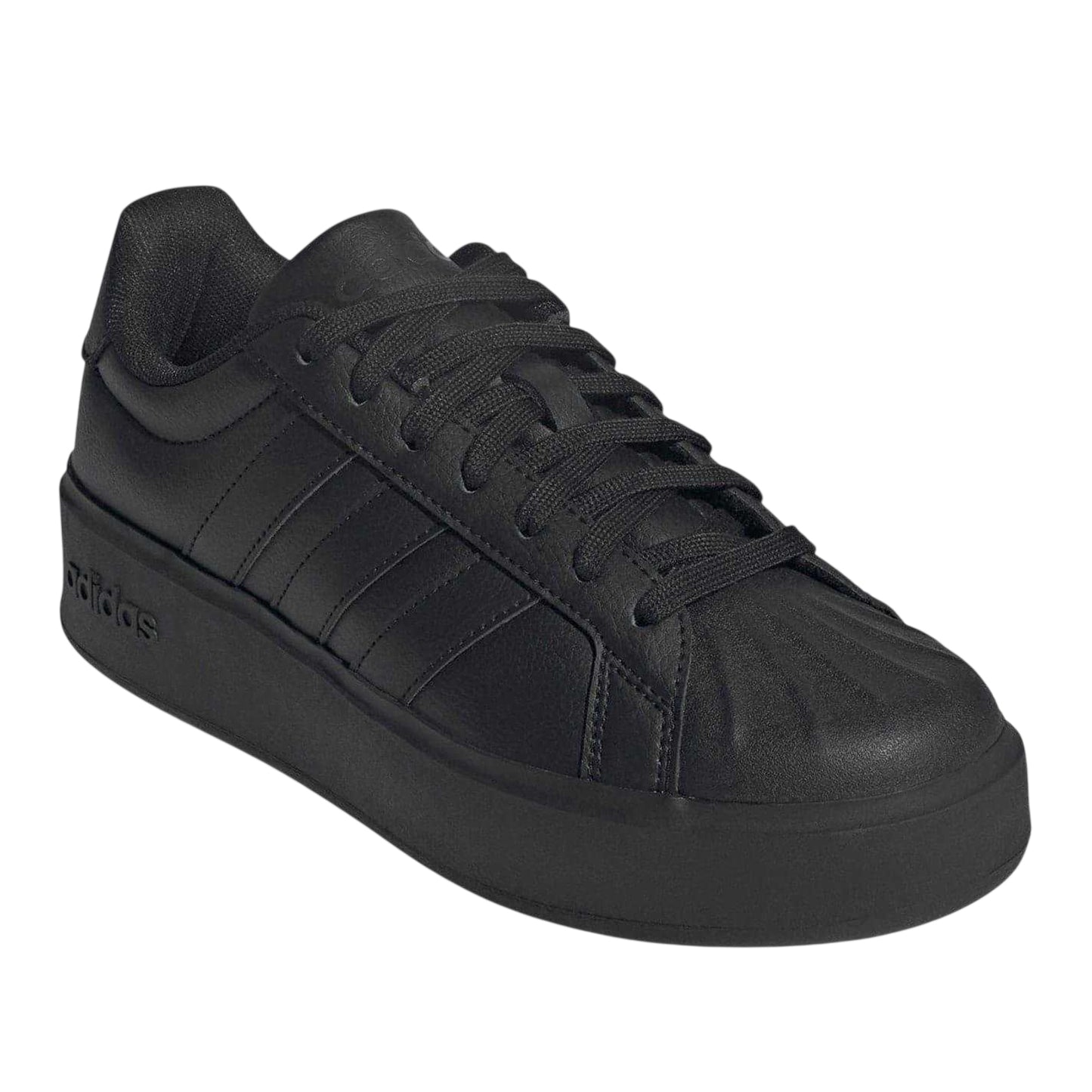 Triple Black - Lifestyle - Adidas Womens-Ladies Streetalk Bold Trainers