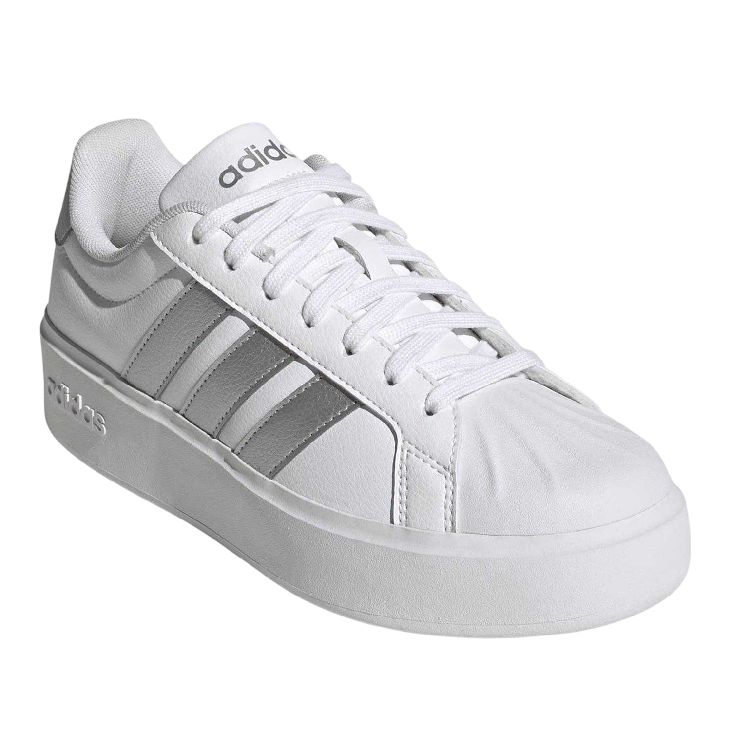 White - Lifestyle - Adidas Womens-Ladies Streetalk Bold Trainers