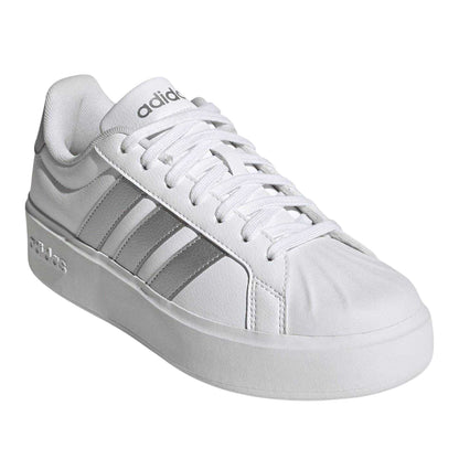 White - Lifestyle - Adidas Womens-Ladies Streetalk Bold Trainers
