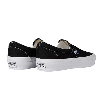 Black-White - Back - Vans Unisex Adult Reissue 98 Slip-on Platform Shoes