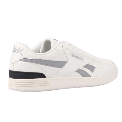 White-Grey - Lifestyle - Reebok Mens Advance Leather Court Trainers