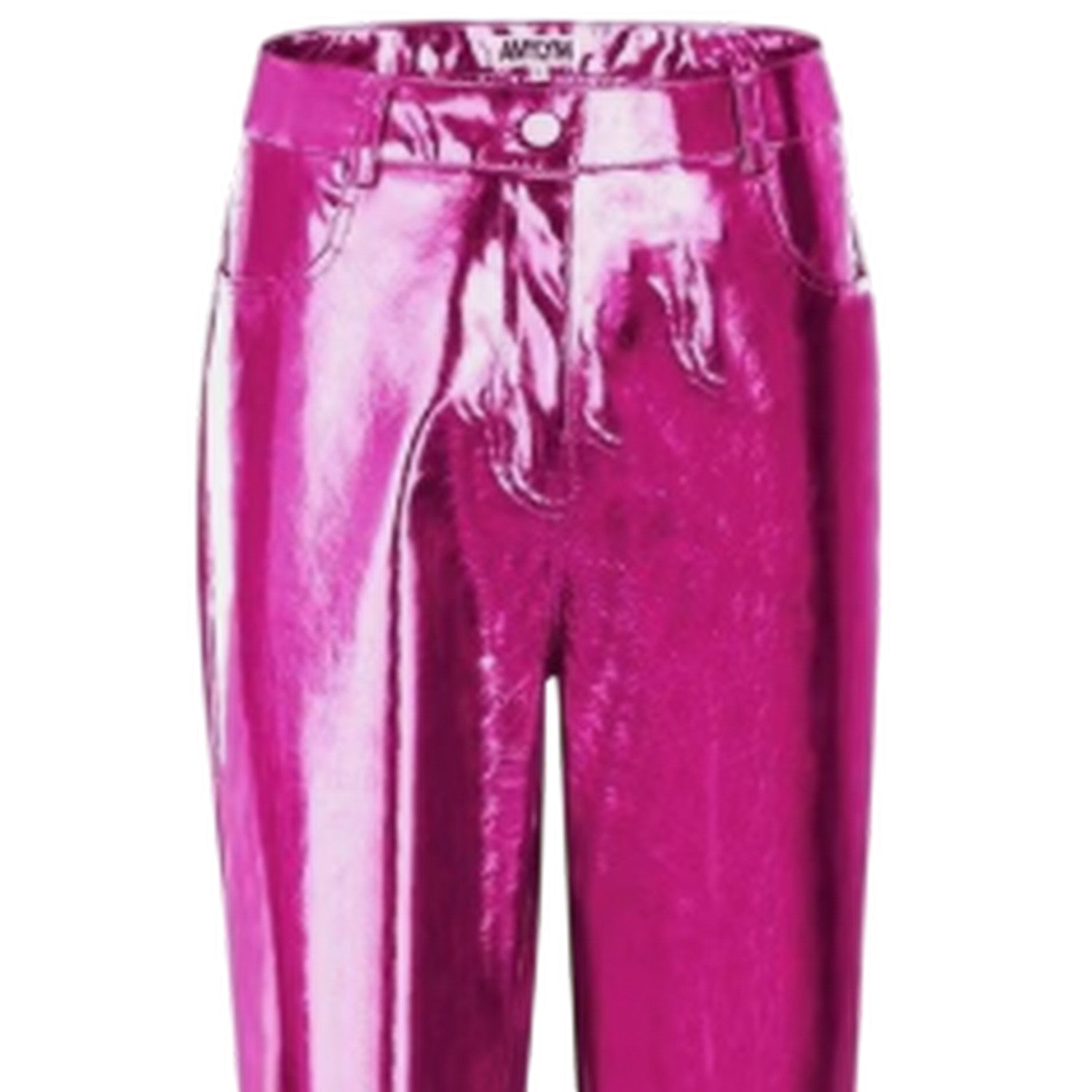 Purple - Back - AmyLynn Womens-Ladies Lupe Metallic Trousers