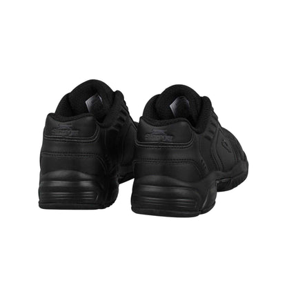 Black - Back - Slazenger Childrens-Kids Synthetic Tennis Shoes