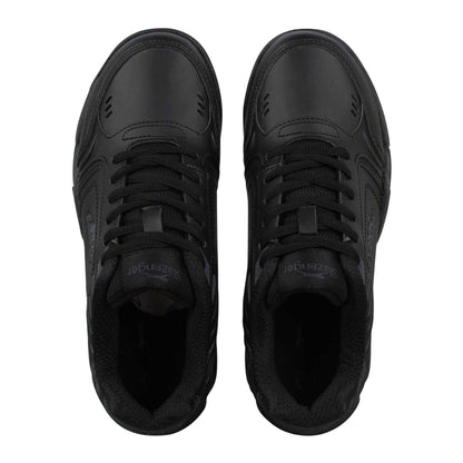 Black - Lifestyle - Slazenger Childrens-Kids Synthetic Tennis Shoes