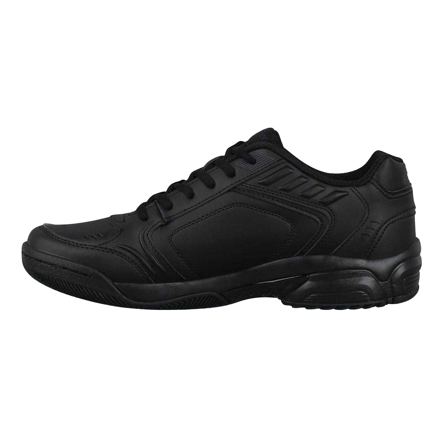 Black - Side - Slazenger Mens Tennis Shoes