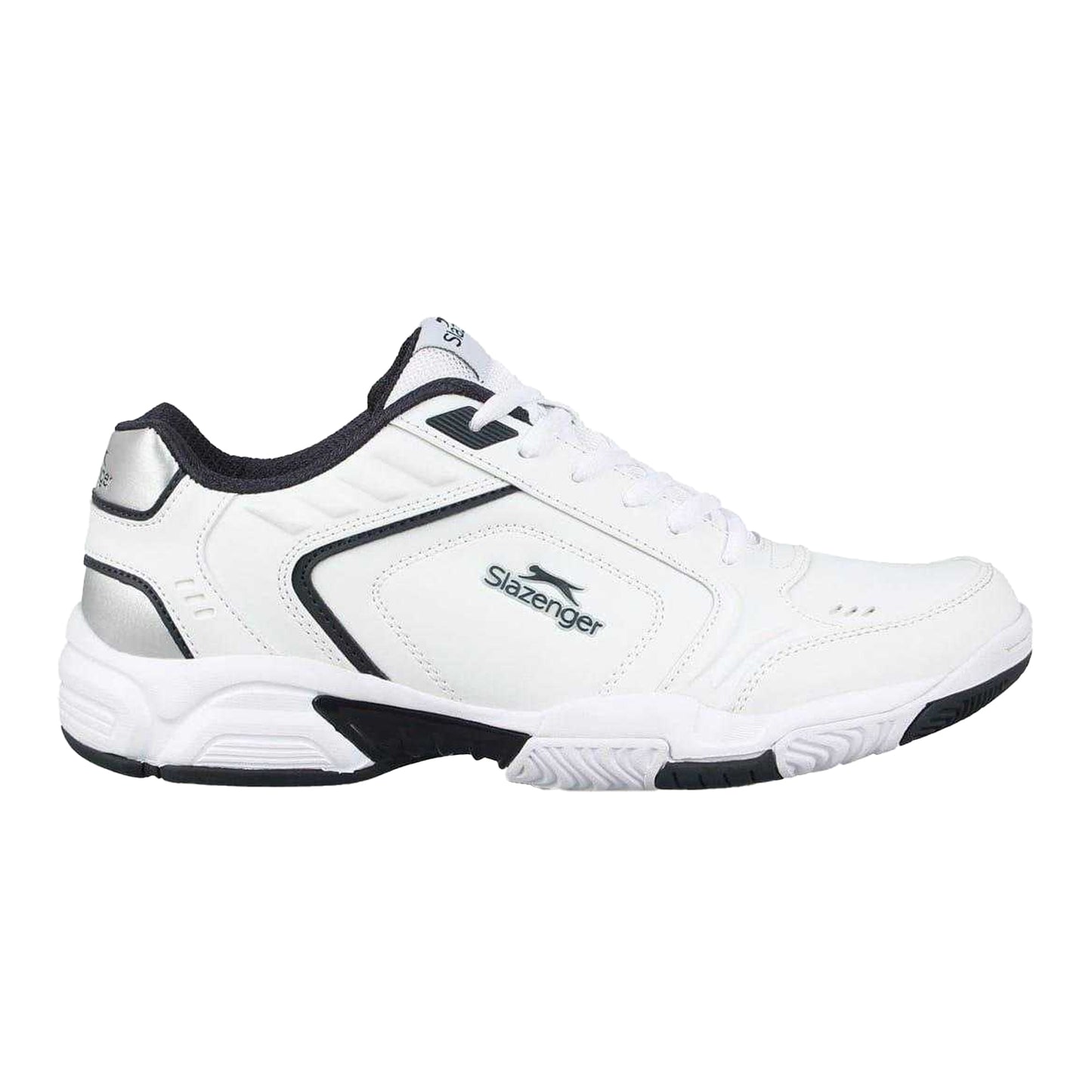 White-Navy - Front - Slazenger Mens Tennis Shoes