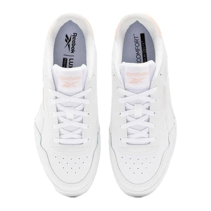White - Side - Reebok Womens-Ladies Court Advance Trainers