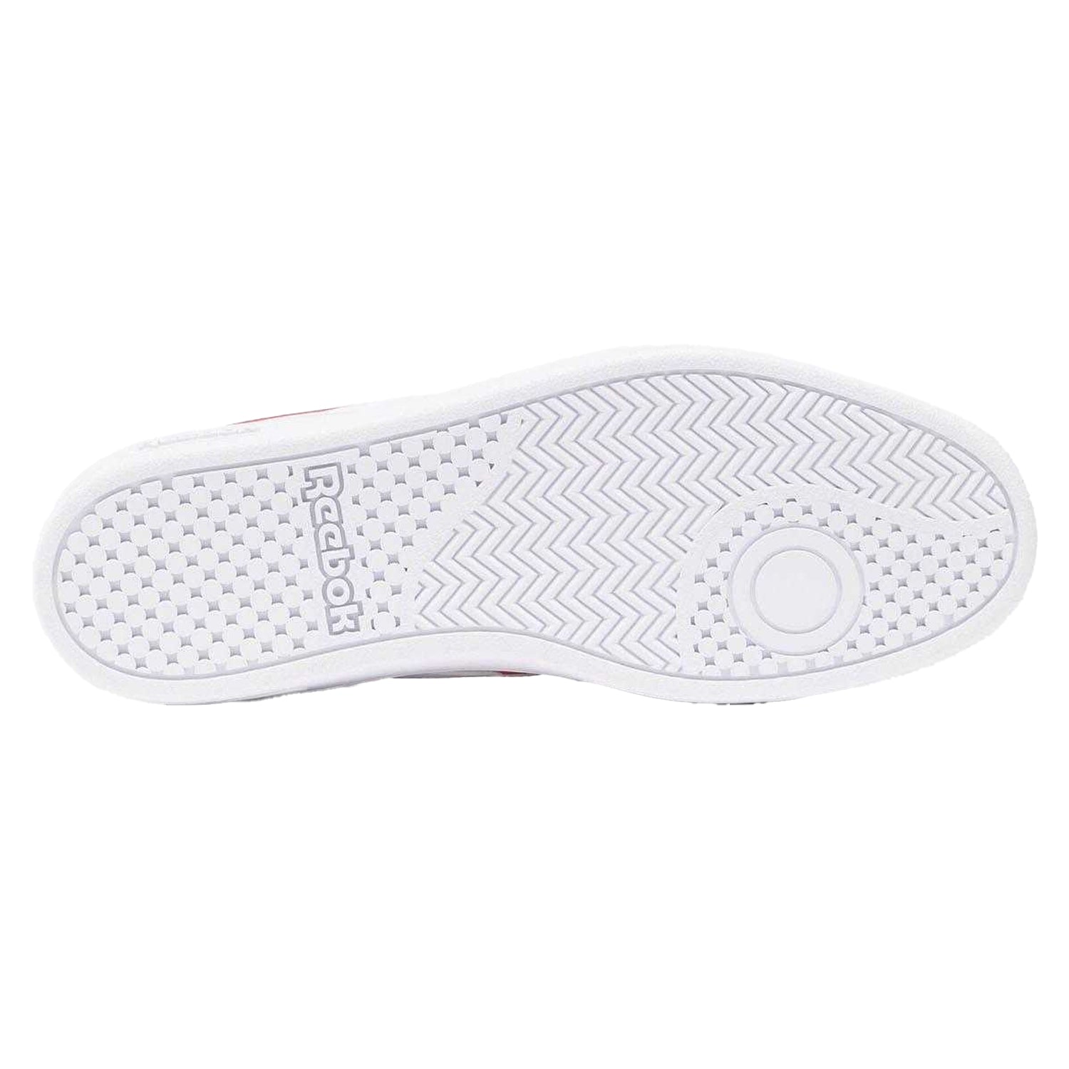 White-Red - Pack Shot - Reebok Unisex Adult Retro Synthetic Leather Court Trainers
