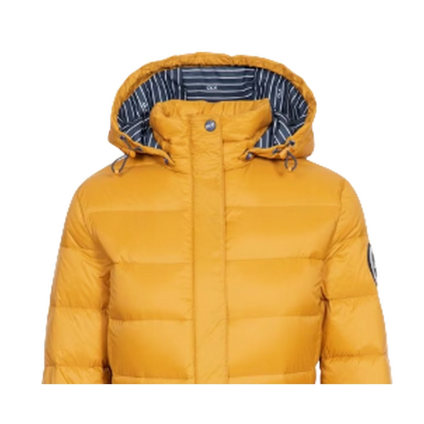 Sandstone - Side - DLX Womens-Ladies Hayling Horizontal Stripe Down Jacket