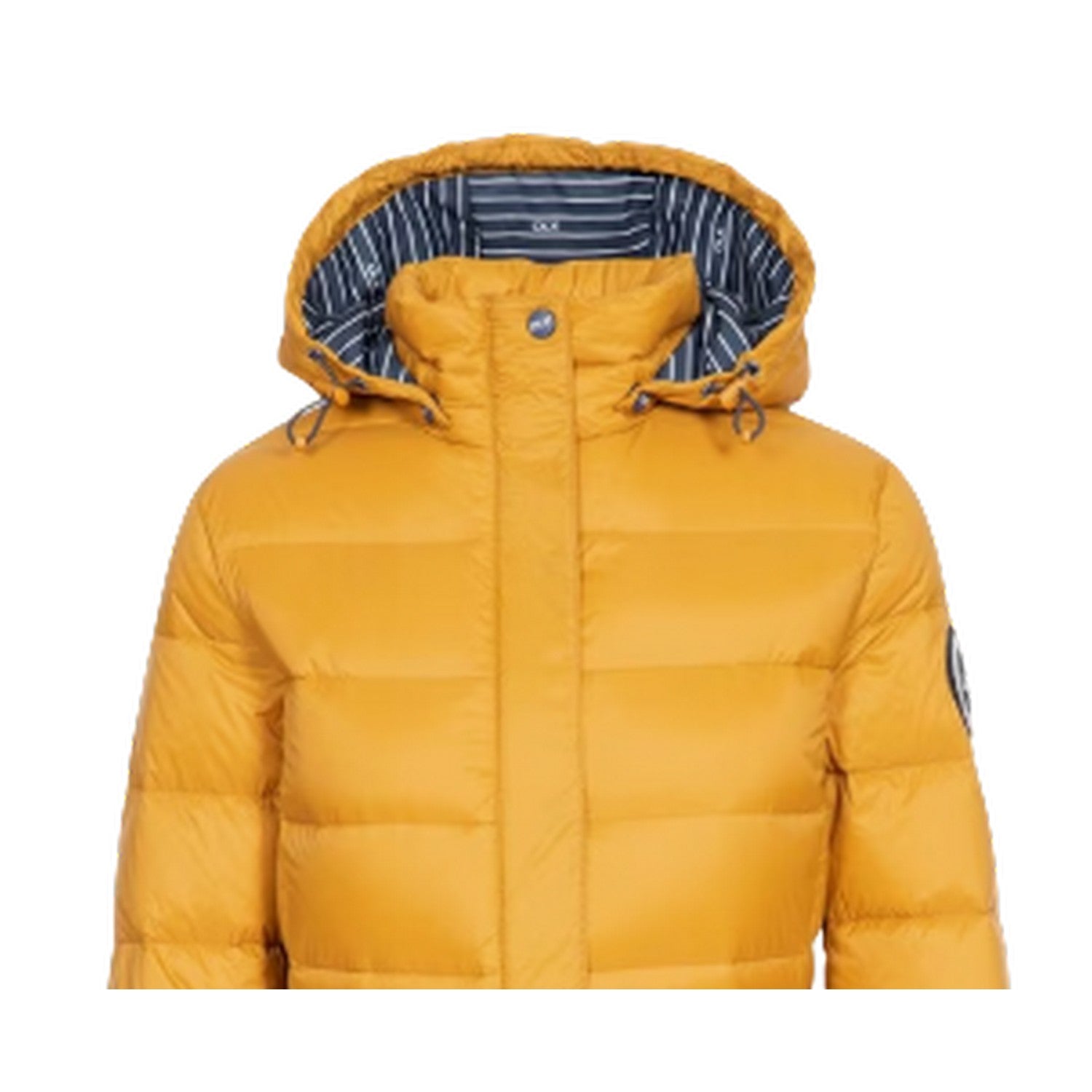 Sandstone - Side - DLX Womens-Ladies Hayling Horizontal Stripe Down Jacket