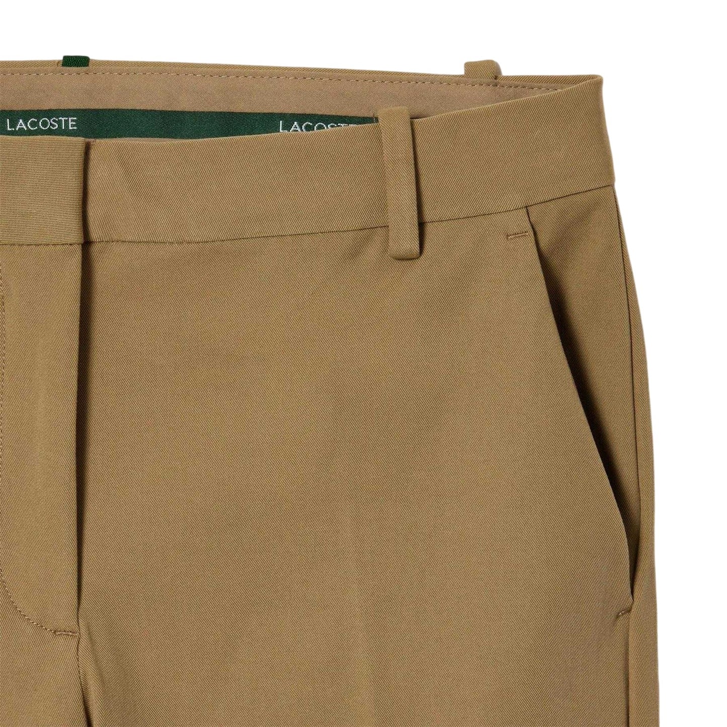 Beige - Lifestyle - Lacoste Womens-Ladies Straight Leg Trousers