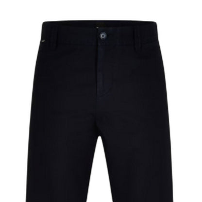 Dark Blue - Side - Boss Mens Keamon Straight Leg Trousers