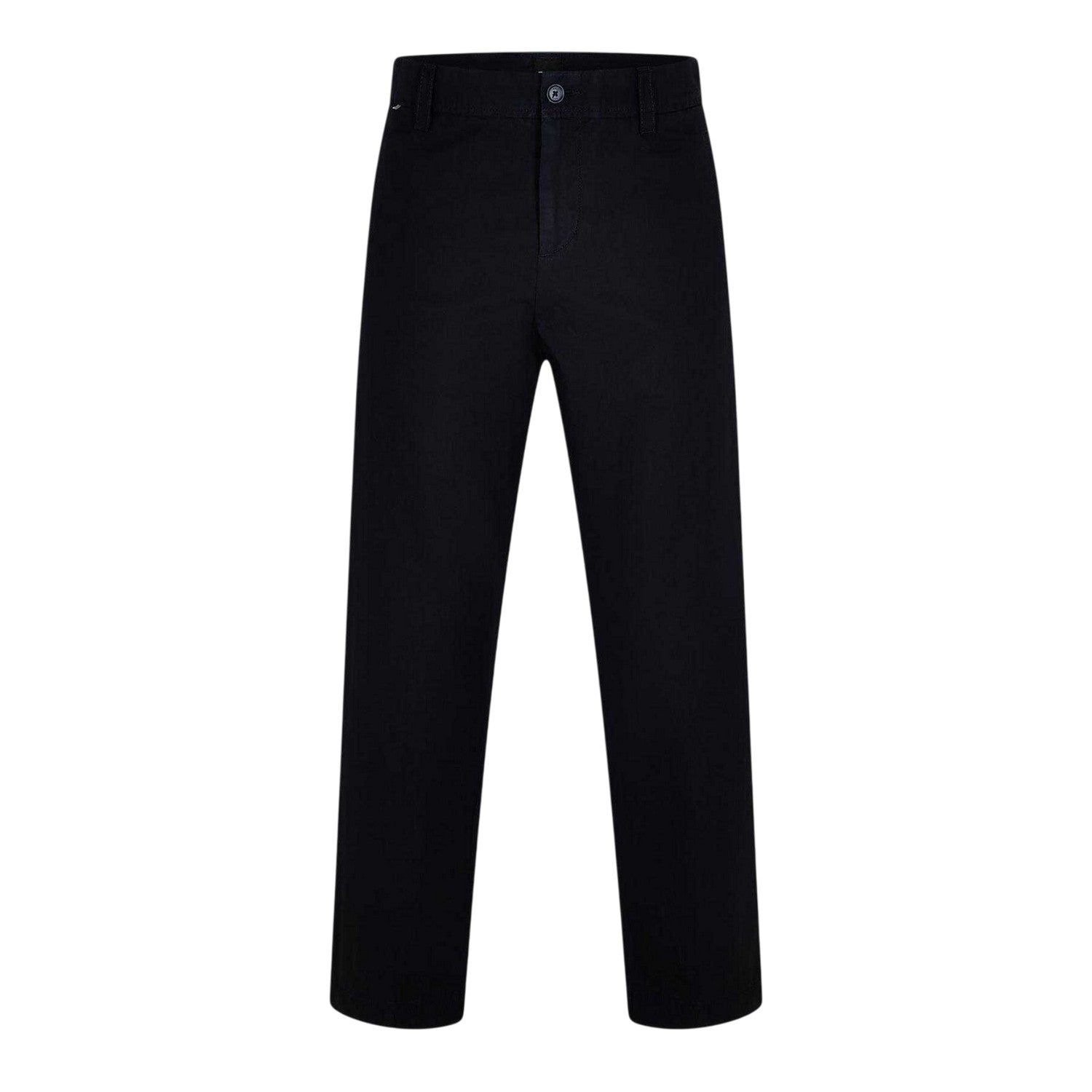 Dark Blue - Front - Boss Mens Keamon Straight Leg Trousers