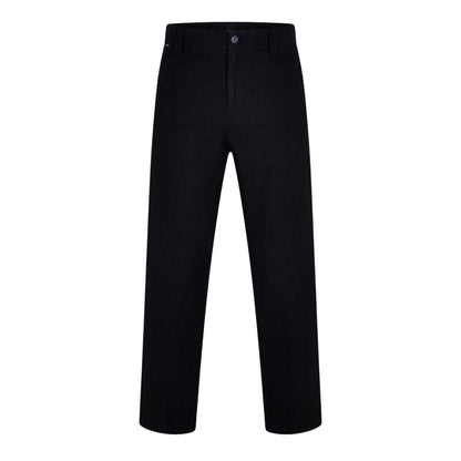 Dark Blue - Front - Boss Mens Keamon Straight Leg Trousers