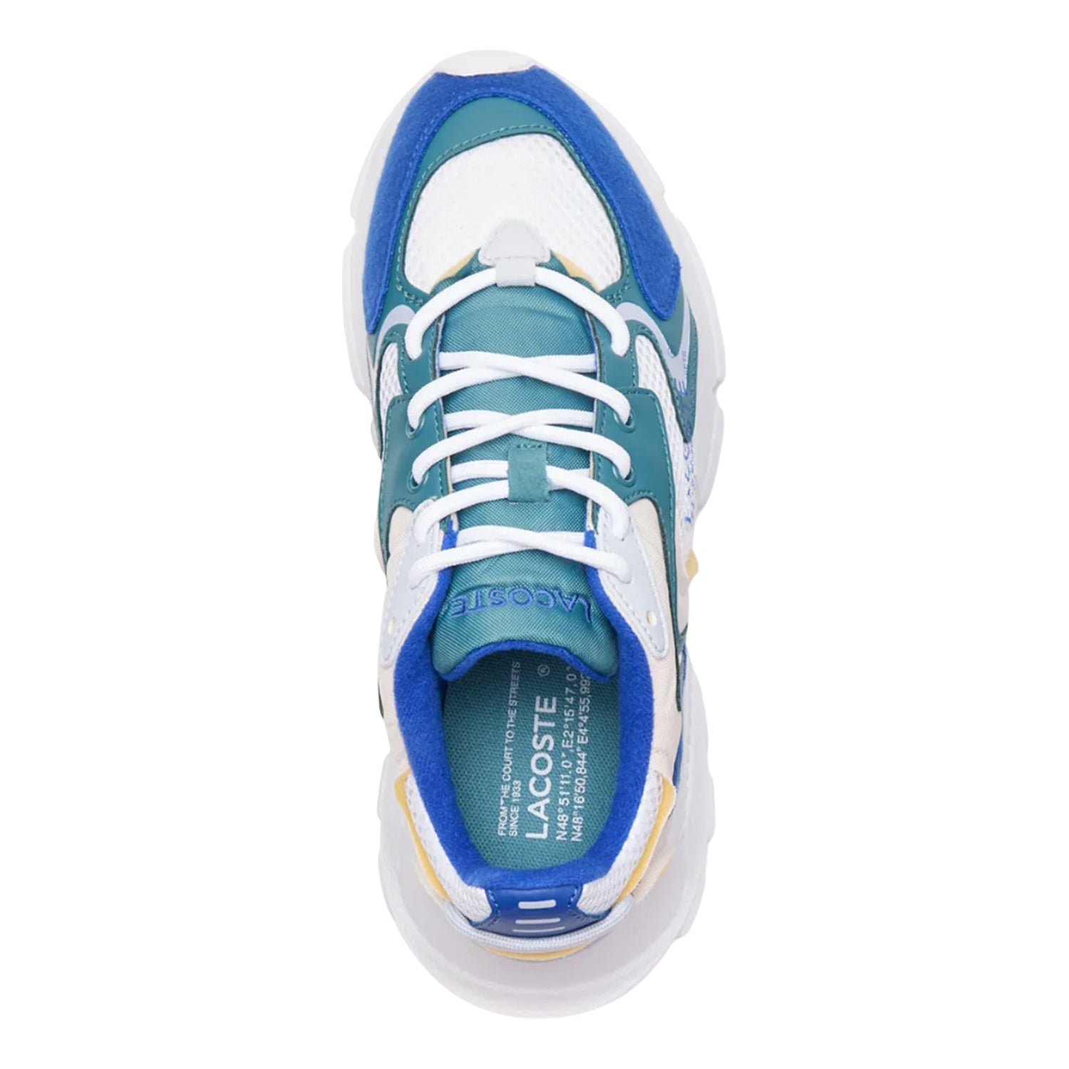 Blue-White - Lifestyle - Lacoste Childrens-Kids L003 Neo Trainers