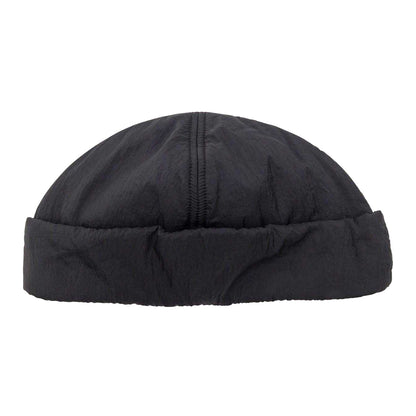 Black - Back - Y-3 Womens-Ladies Webbing Padded Beanie