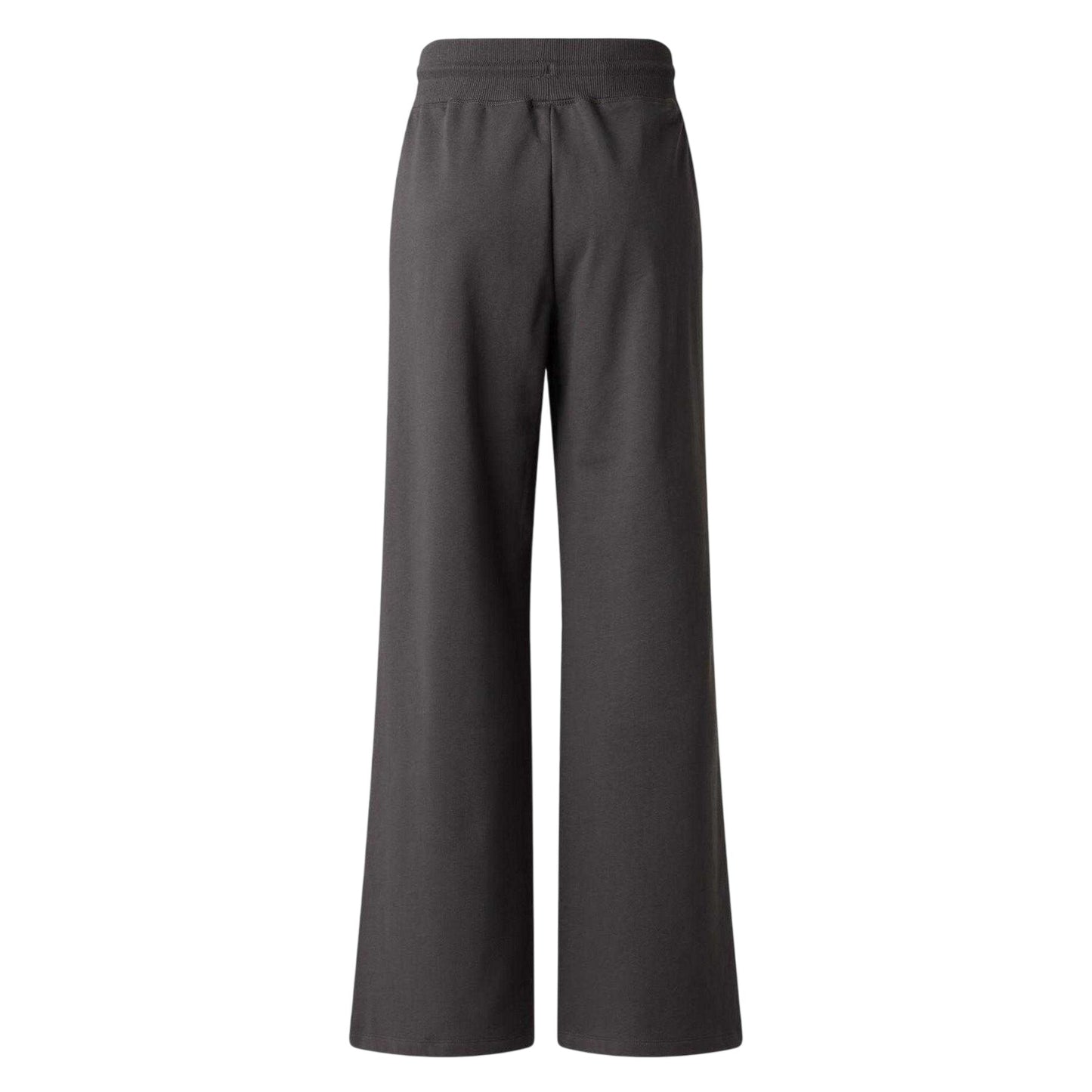 Anthracite Grey - Back - The North Face Womens-Ladies Essential Fleece Wide Leg Jogging Bottoms