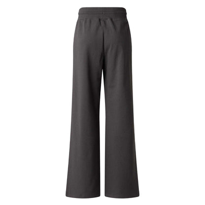 Anthracite Grey - Back - The North Face Womens-Ladies Essential Fleece Wide Leg Jogging Bottoms