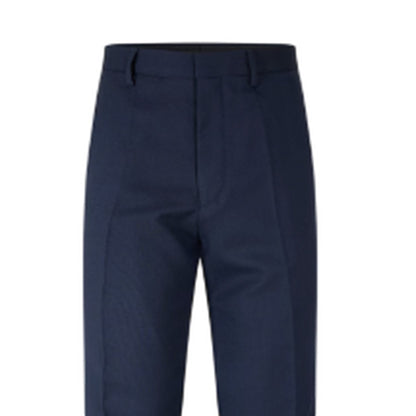 Dark Blue - Side - Hugo Mens Hesten232X Trousers