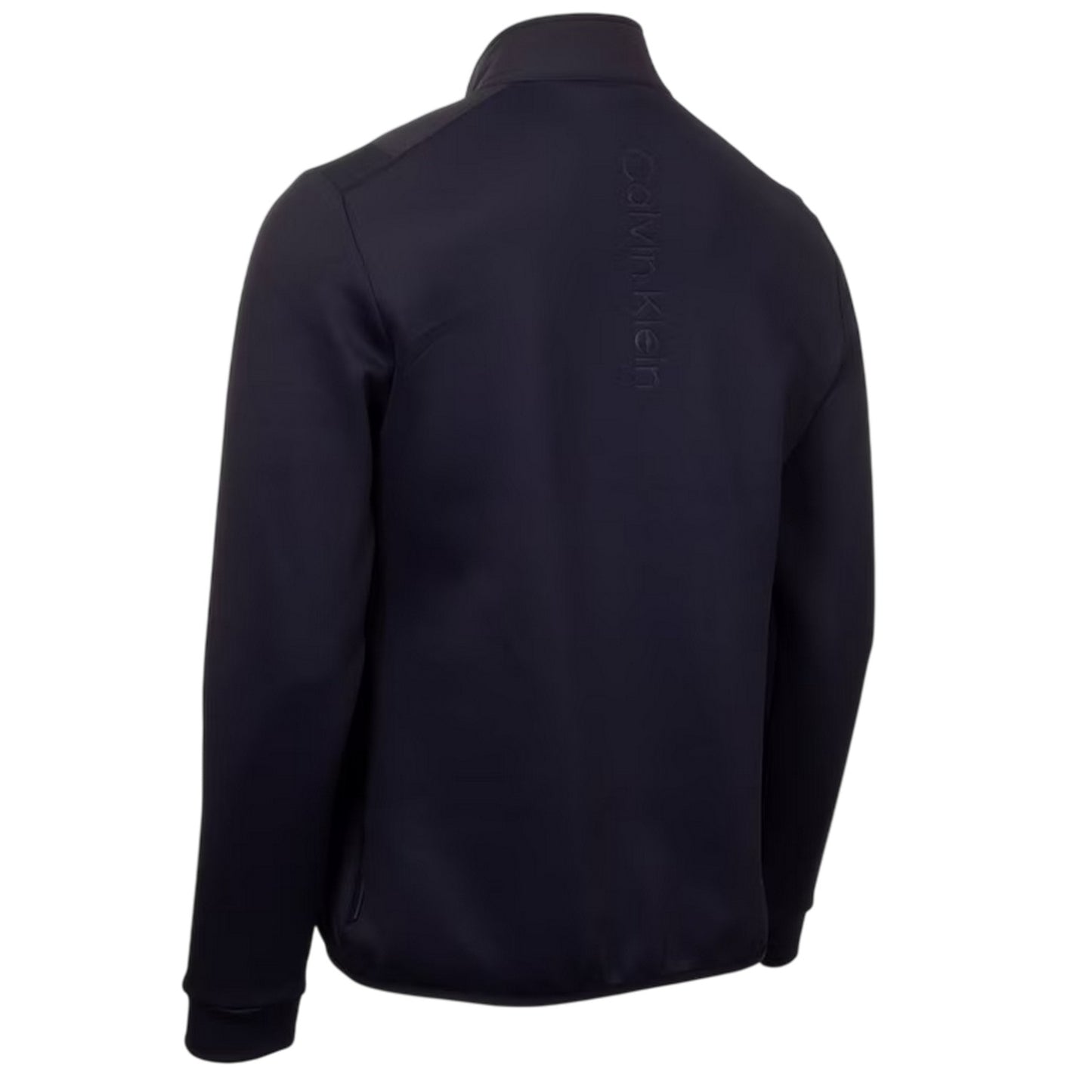 Navy - Back - Calvin Klein Mens Performance Golf Jacket
