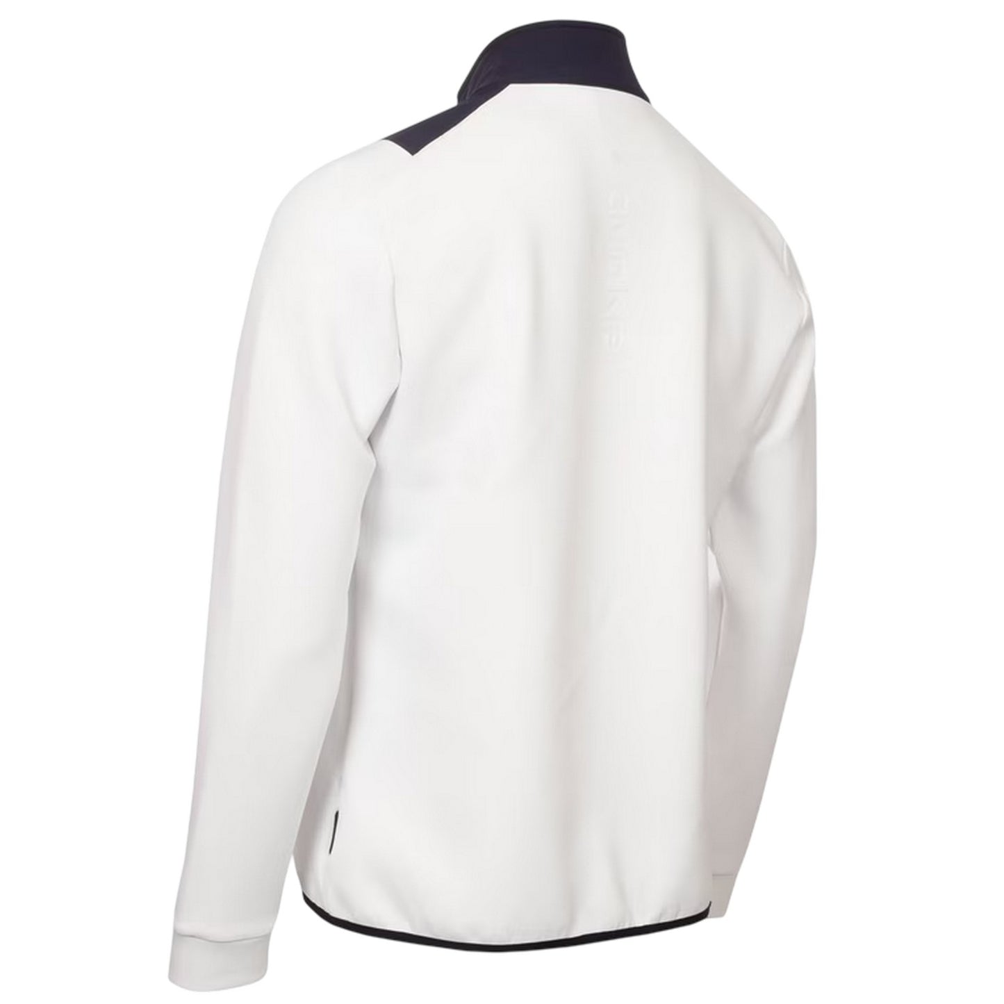 White - Back - Calvin Klein Mens Performance Golf Jacket