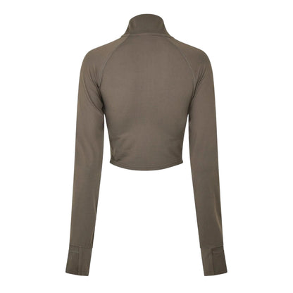Ash - Back - USA Pro Womens-Ladies Slim Track Jacket