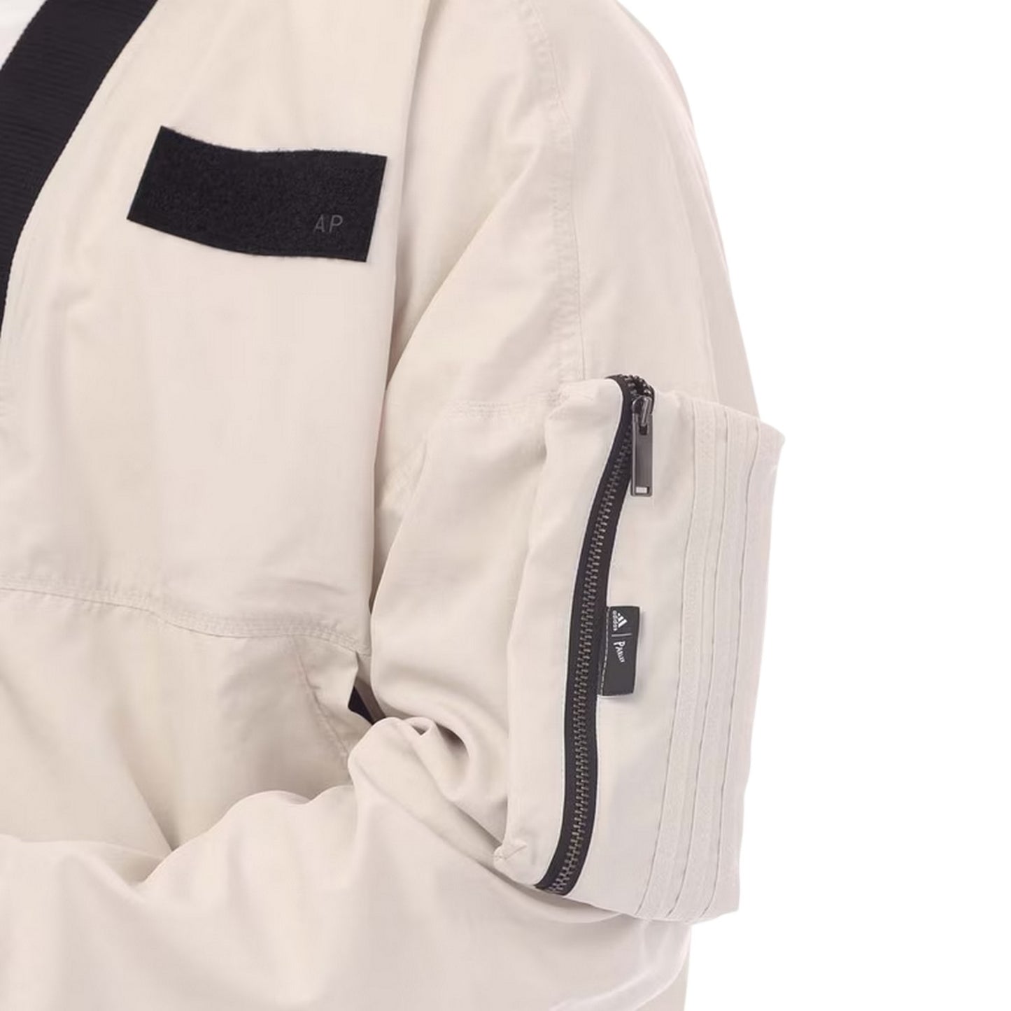 Natural - Side - Adidas Mens Bomber Jacket