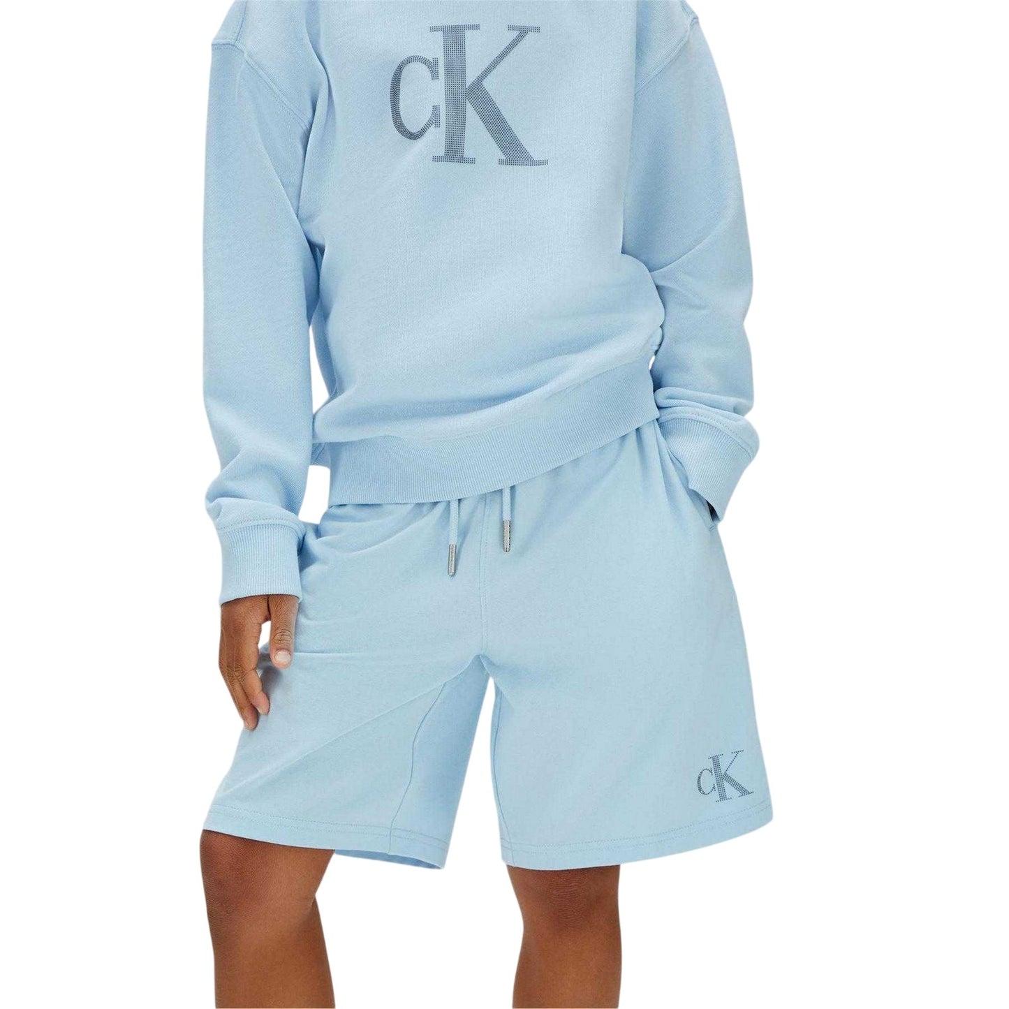 Breeze - Side - Calvin Klein Childrens-Kids Sweatshirt and Shorts Set