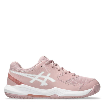 Pink - Front - Asics Childrens-Kids Dedicate 8 Tennis Shoes