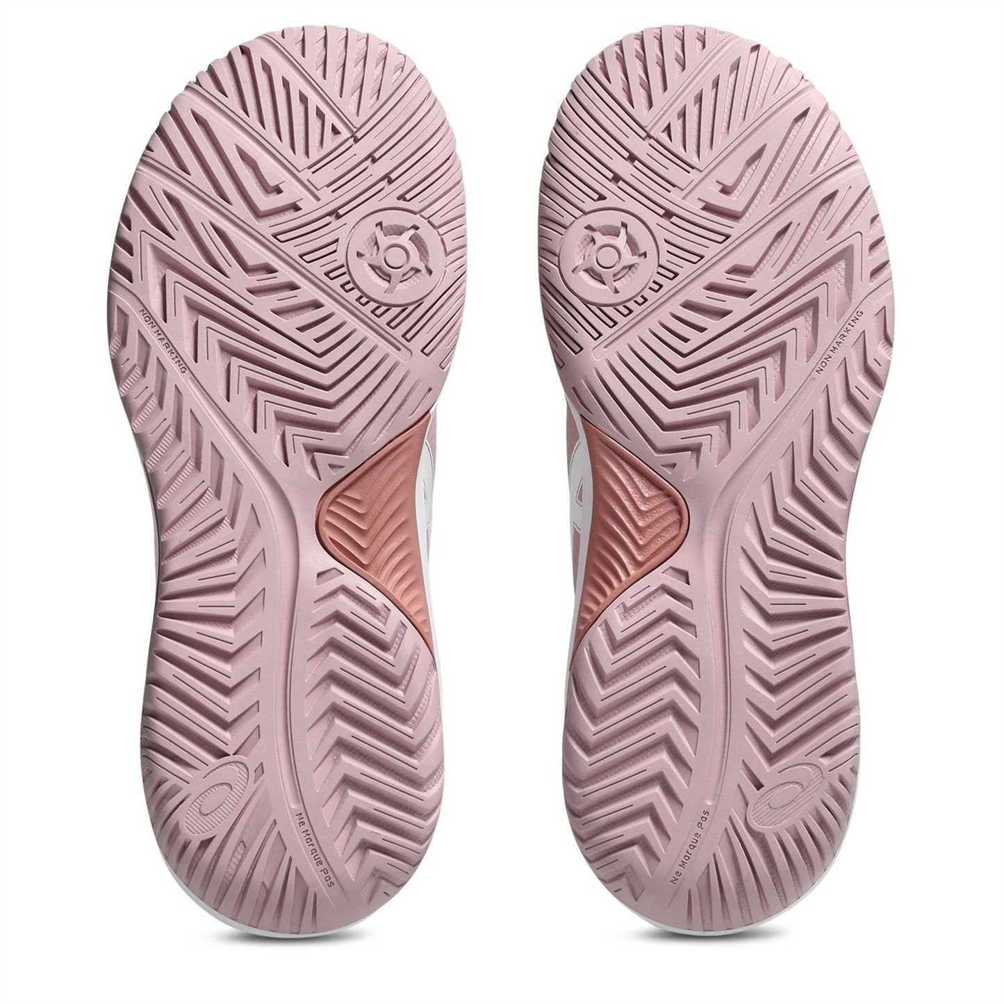 Pink - Side - Asics Childrens-Kids Dedicate 8 Tennis Shoes