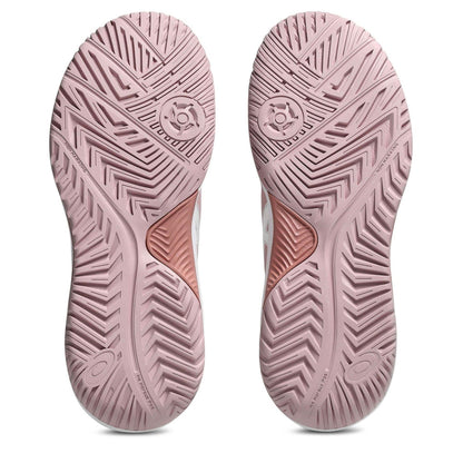 Pink - Side - Asics Childrens-Kids Dedicate 8 Tennis Shoes