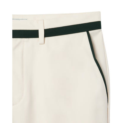 Cream - Side - Lacoste Mens Straight Suit Trousers