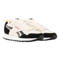 White-Black - Front - Reebok Unisex Adult Glide Suede Trainers
