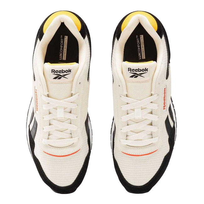 White-Black - Lifestyle - Reebok Unisex Adult Glide Suede Trainers