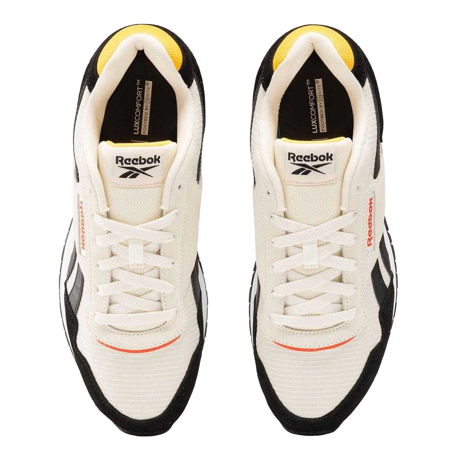White-Black - Lifestyle - Reebok Unisex Adult Glide Suede Trainers
