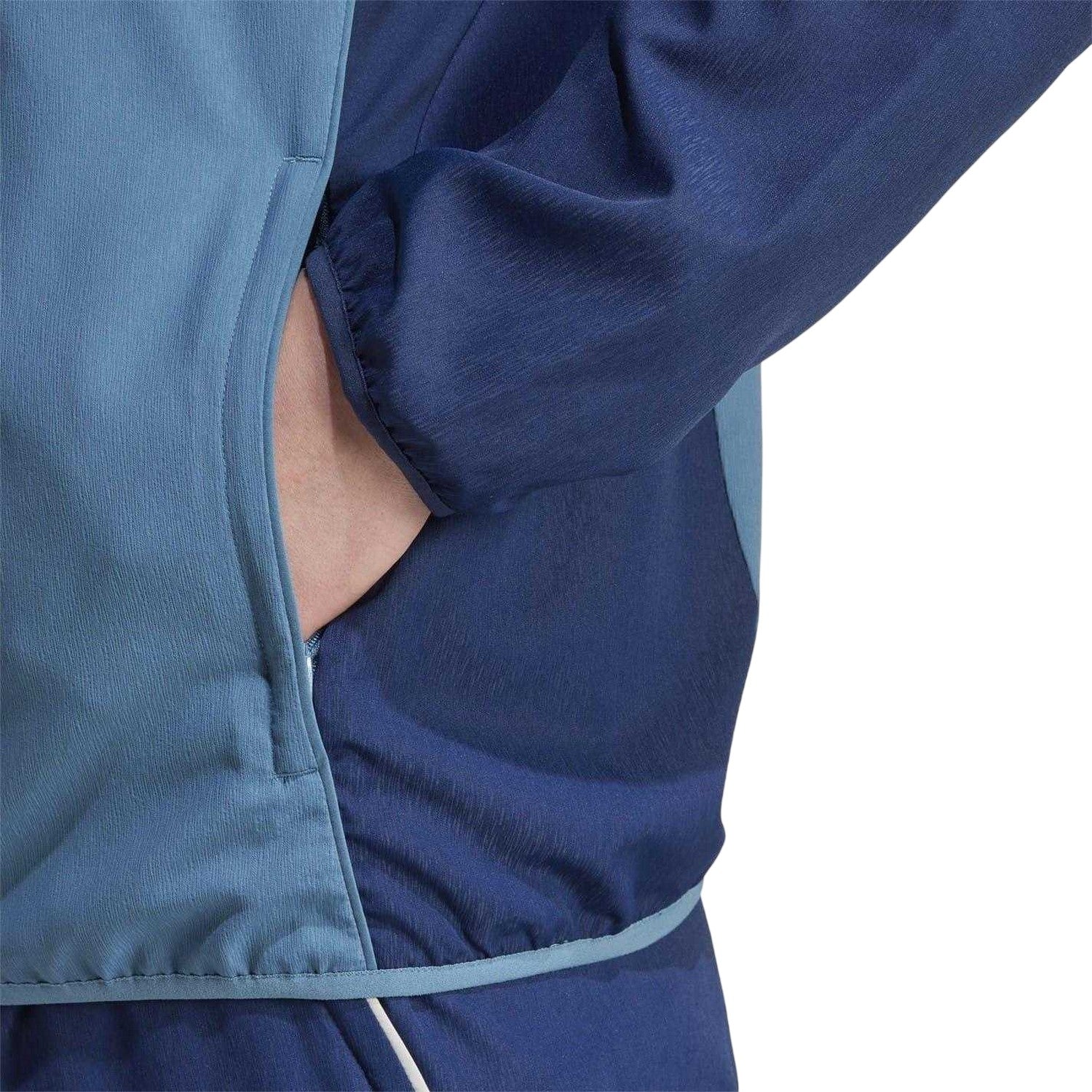 Blue - Side - Adidas Mens Arsenal FC Regular Tracksuit Top