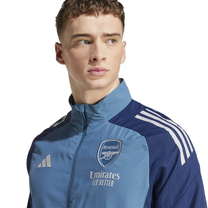 Blue - Lifestyle - Adidas Mens Arsenal FC Regular Tracksuit Top