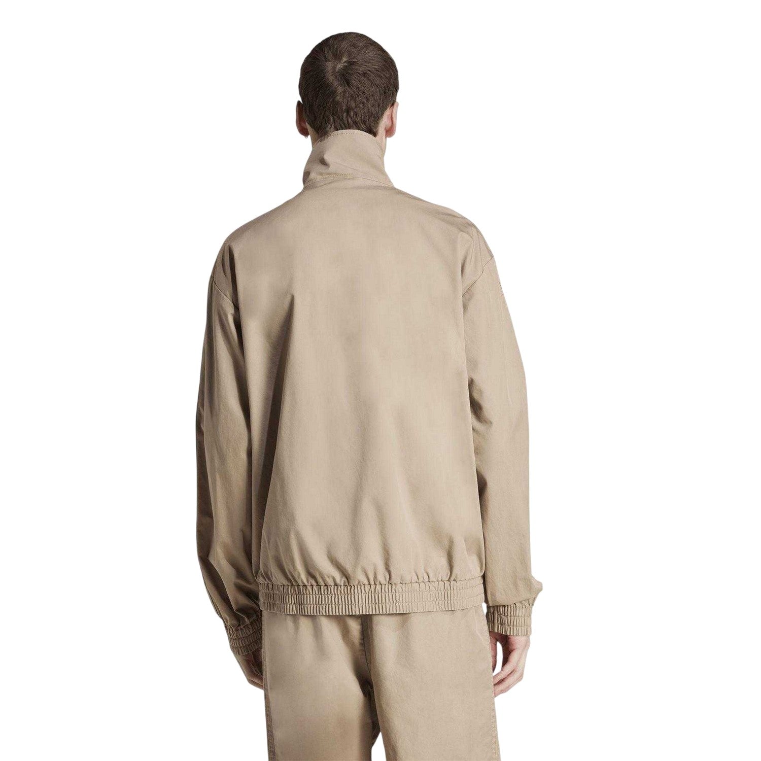 Brown - Back - Adidas Mens Firebird Three Strikes Track Jacket