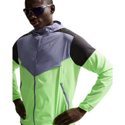Purple-Black-Lime - Side - Nike Mens Lightweight Windrunner Jacket