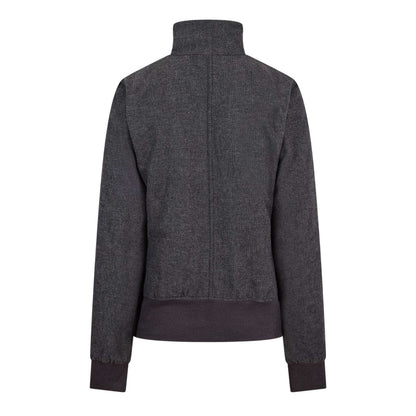 Black - Back - Puma Womens-Ladies Textured Bomber Jacket