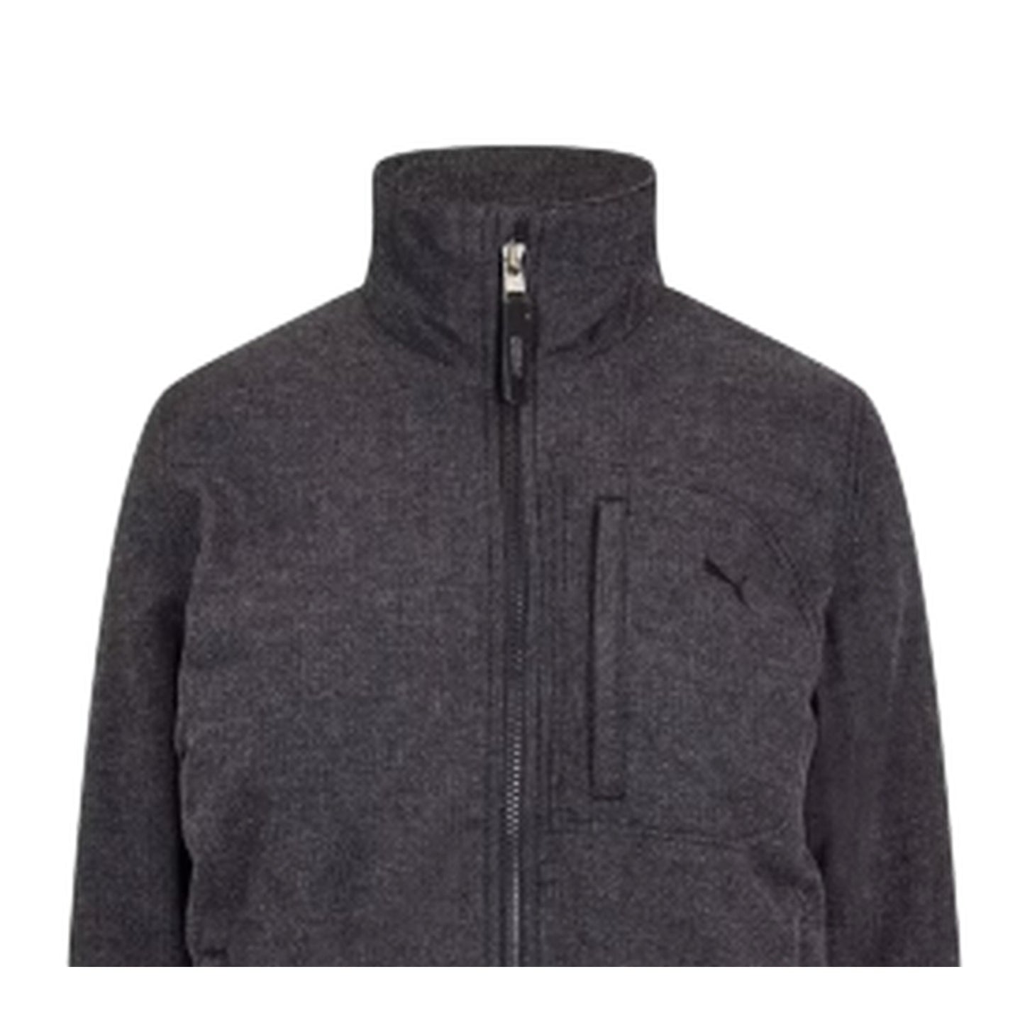 Black - Side - Puma Womens-Ladies Textured Bomber Jacket