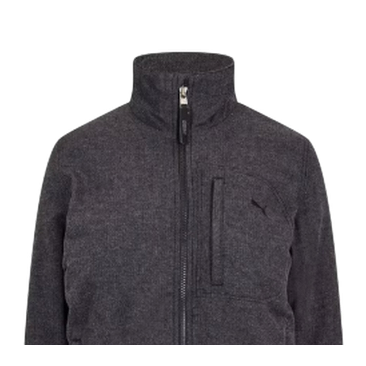 Black - Side - Puma Womens-Ladies Textured Bomber Jacket