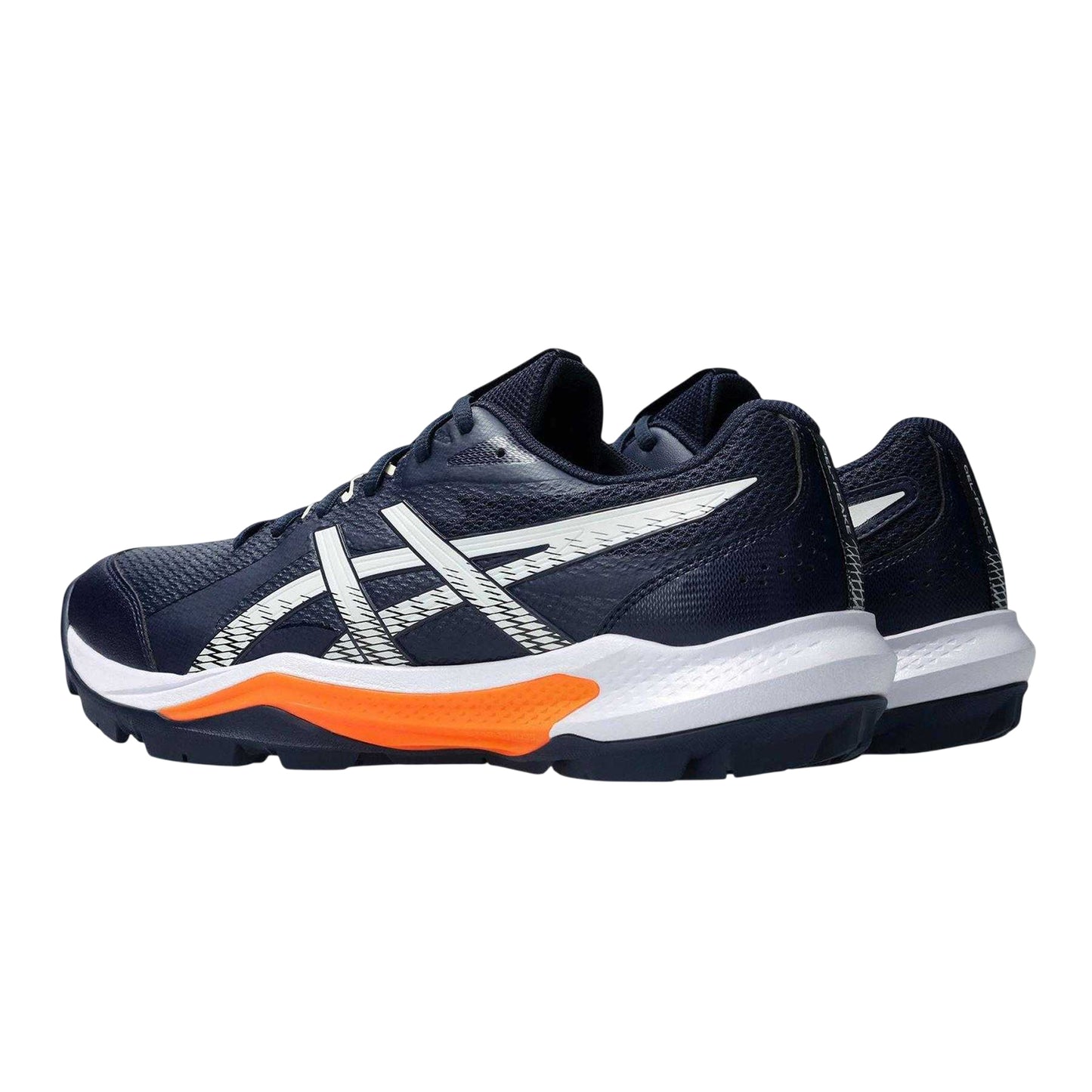 Midnight-Cream - Back - Asics Mens Peake 3 Hockey Shoes