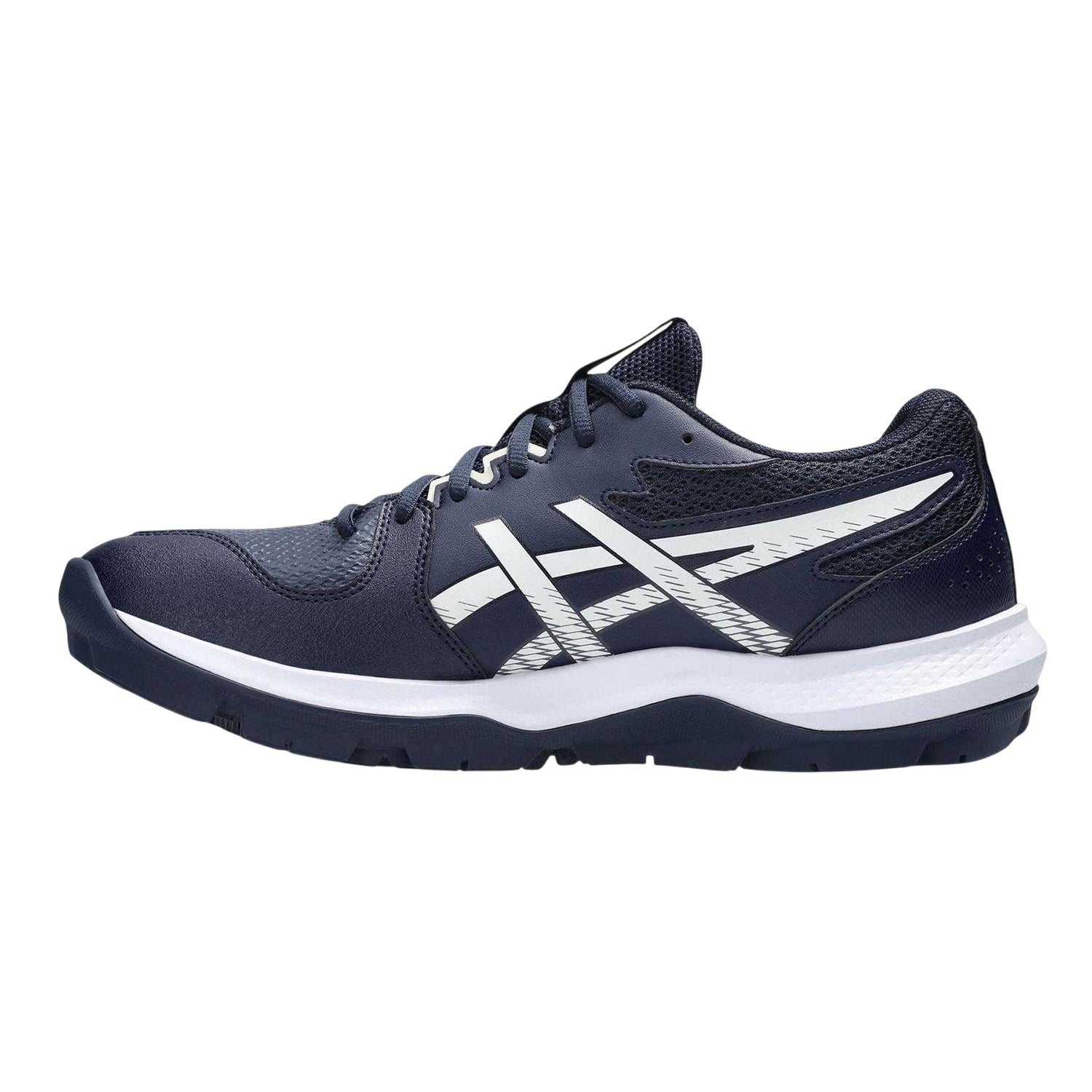 Midnight-Cream - Side - Asics Mens Peake 3 Hockey Shoes