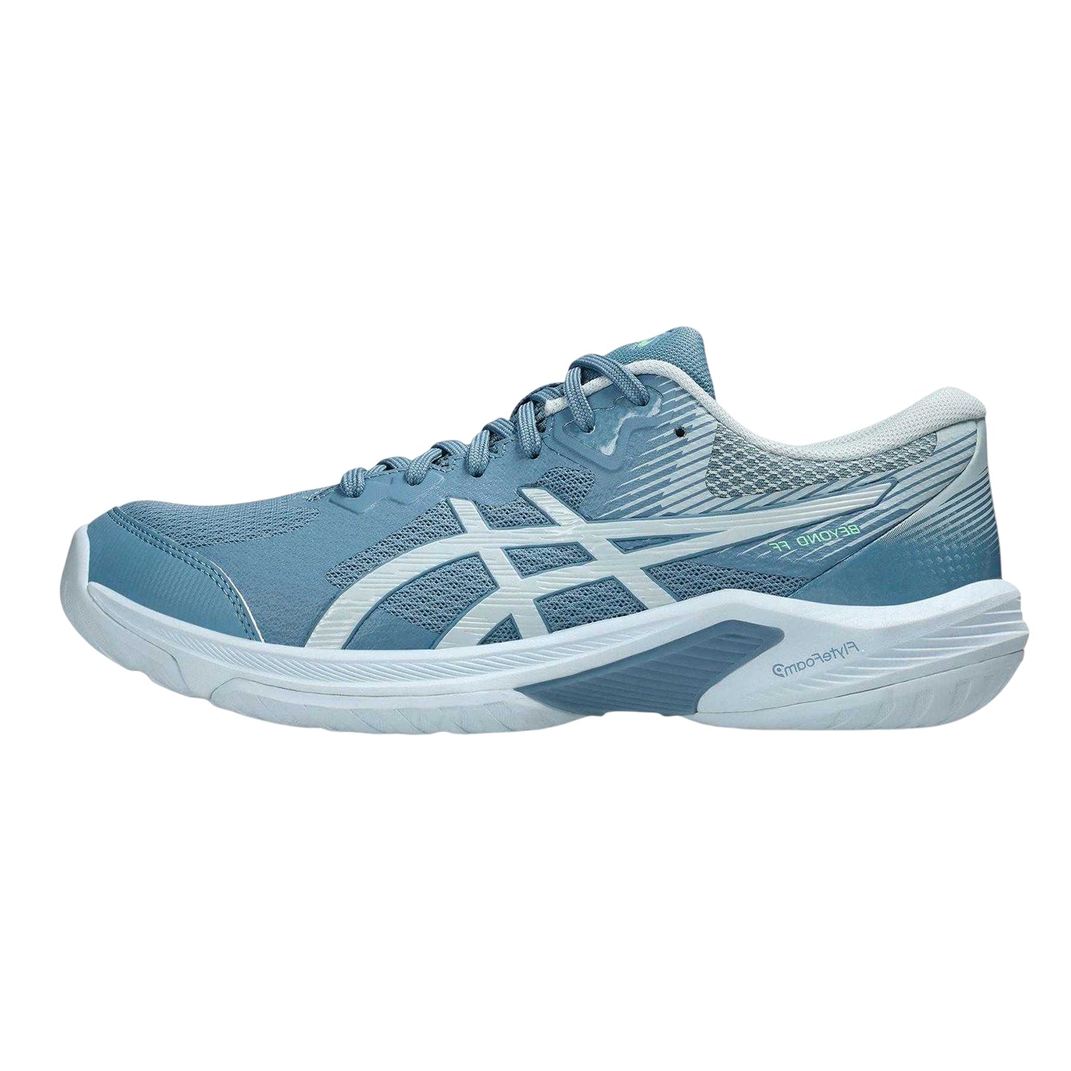 Blue - Side - Asics Mens Volleyball Shoes
