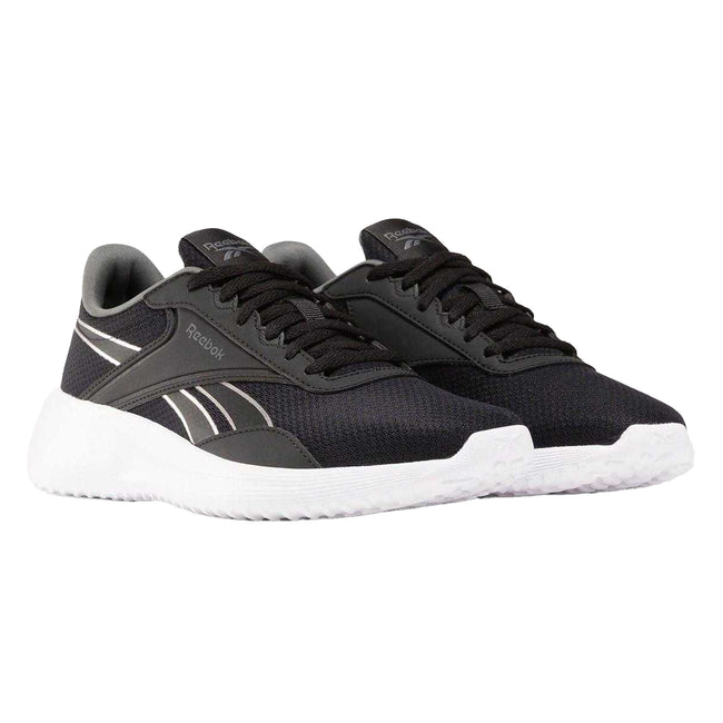 Black-White - Front - Reebok Womens-Ladies Lite 4 Trainers