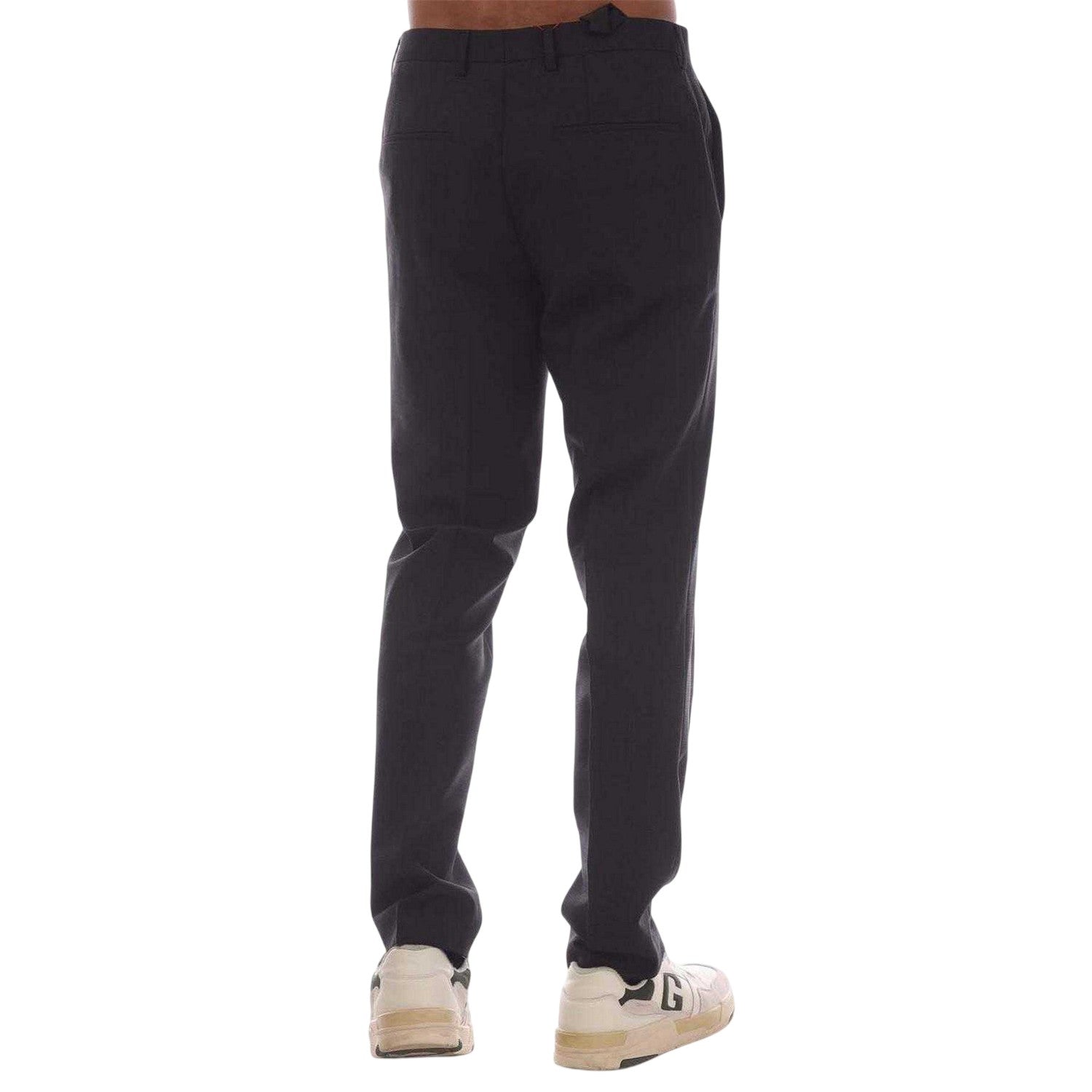 Charcoal - Back - Hugo Mens Slim Trousers