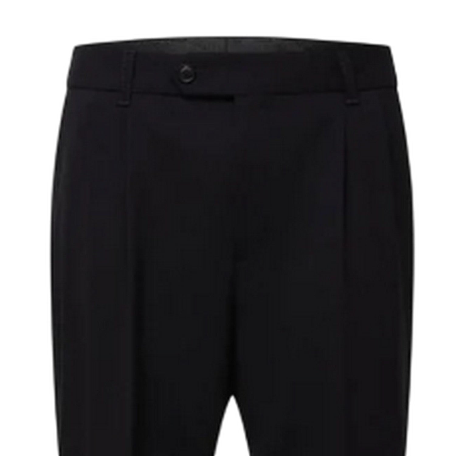 Dark Blue - Side - Boss Mens Perin Virgin Wool Tapered Trousers